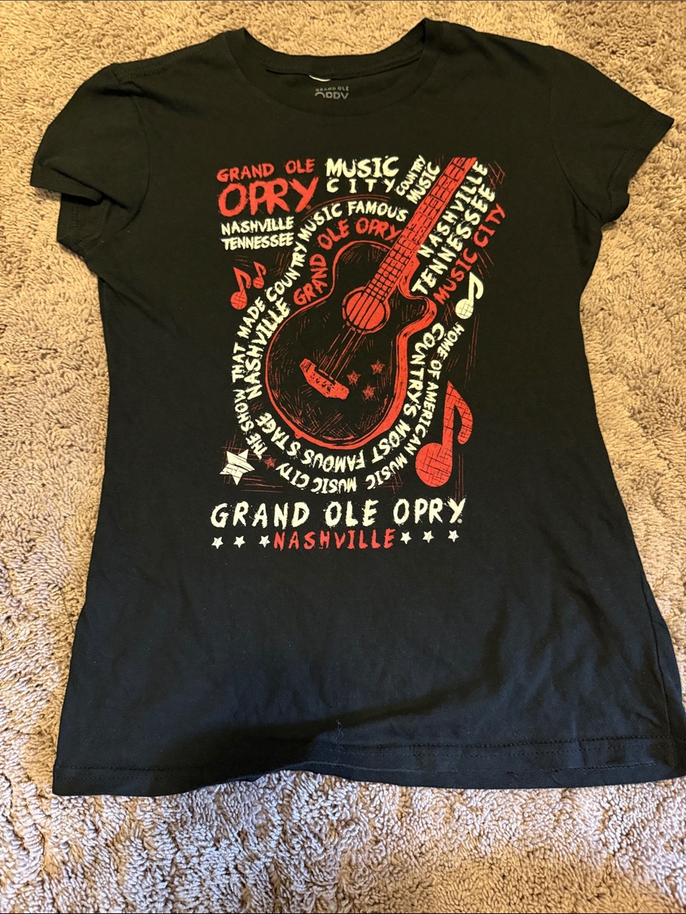 Grand Ole Opry Nashville Black Graphic woman’s Tee